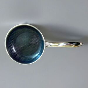 HEXCLAD 8" Hybrid Fry Pan Stainless Steel Non-Stick Frying Pan (No Lid)